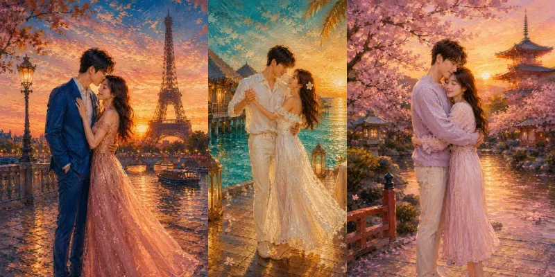 Korean Romance Art generated by undefined