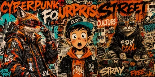 Urban Graffiti Character Generator generated by chatgpt-image