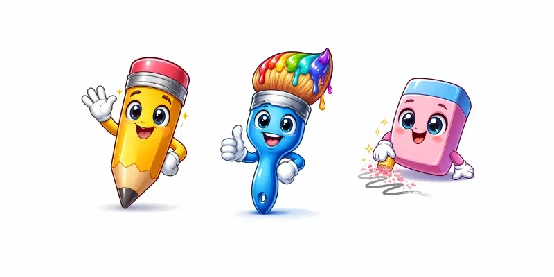 Cute Cartoon Mascot Generator Vectors generated by undefined