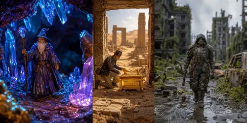Miniature Adventure Toy Scenes generated by chatgpt-image