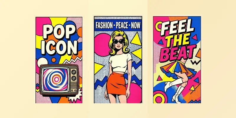 60s Pop Art Quote Posters generated by undefined