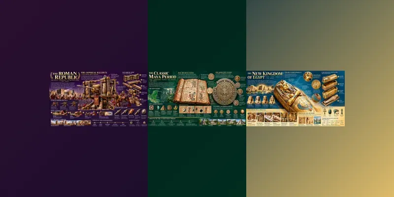 Ancient History Museum Infographic Media