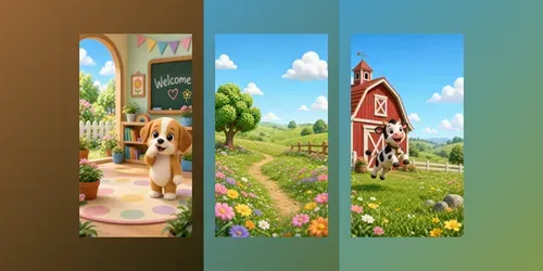 Cute Educational Kids Rhymes generated by grok-video