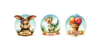 Cute Premium Emblem Stickers midjourney prompt mini thumbnail