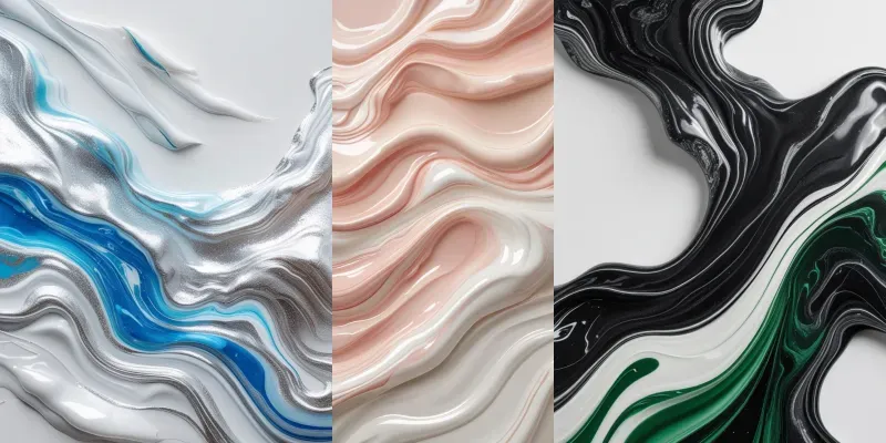 5 Iridescent Marble Textures generated by undefined