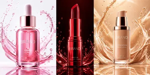 3D Cosmetic Product Showcases generated by chatgpt-image