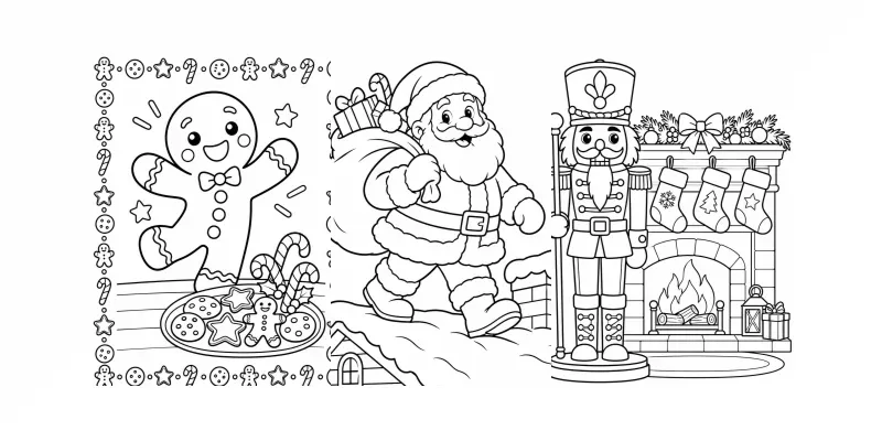 Christmas Coloring Pages For Kids