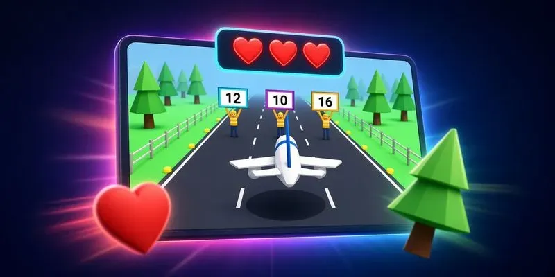 3D Kids Math Game Airport Runner