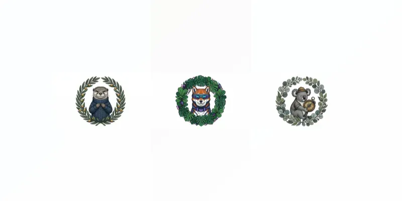 Minimalist Line Art Emblems generated by undefined