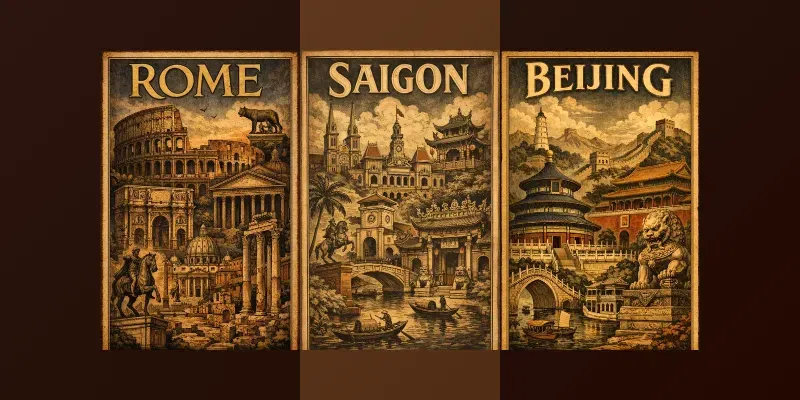 Celebratory Travel Posters generated by undefined