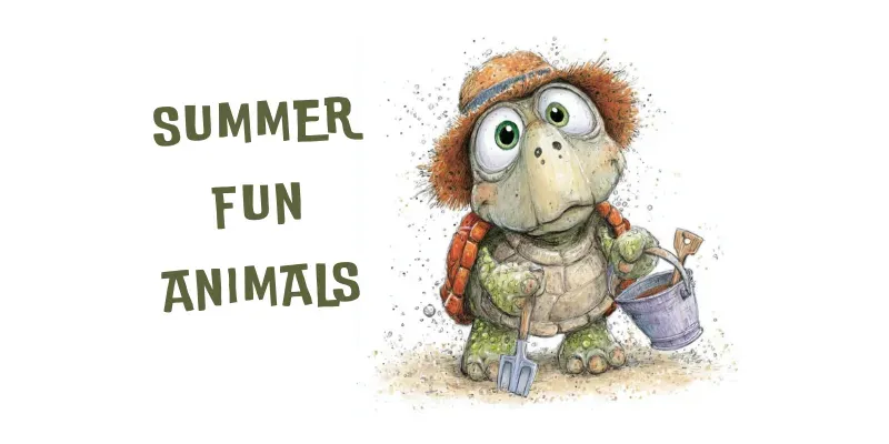 Summer Fun Animals generated by undefined