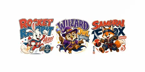 Classic Cartoon Mascot Poster Collections generated by chatgpt-image