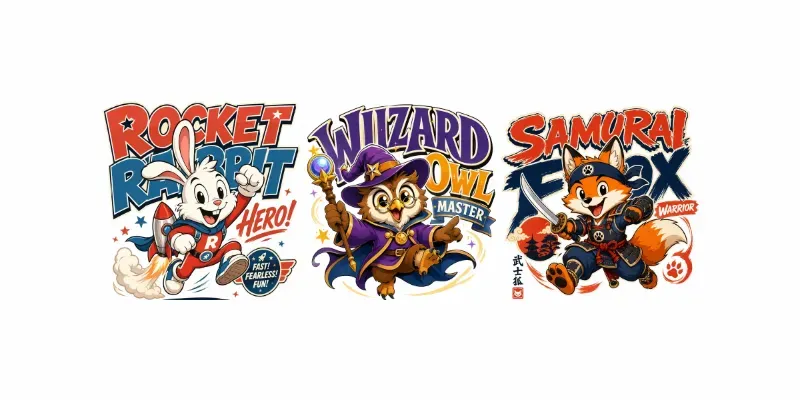 Classic Cartoon Mascot Poster Collections generated by undefined