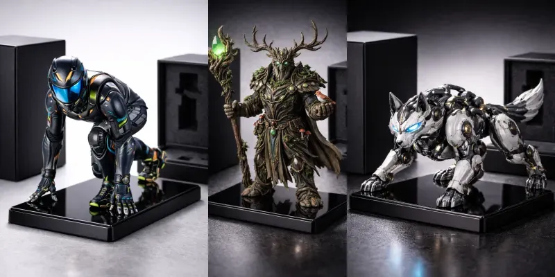 Premium Collectible Figures Hyperreal generated by undefined