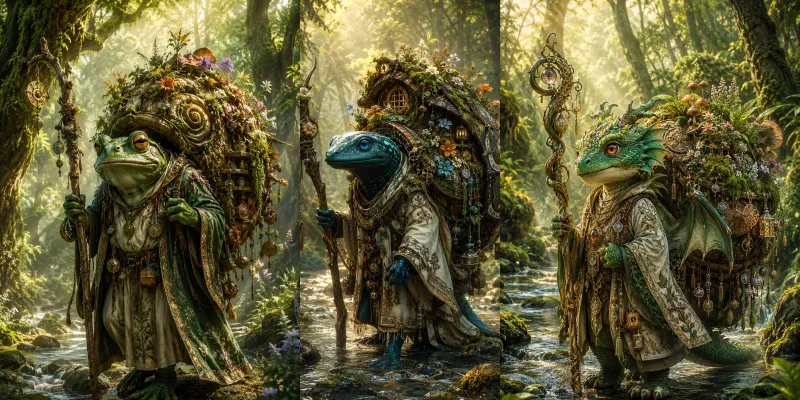 Enchanted Forest Guardians generated by undefined