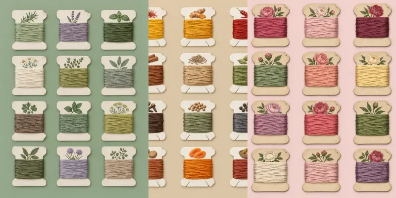 Embroidery Floss Card Sheets generated by undefined