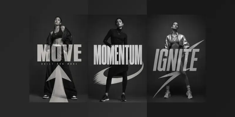 Monochrome Editorial Fashion Campaigns generated by undefined