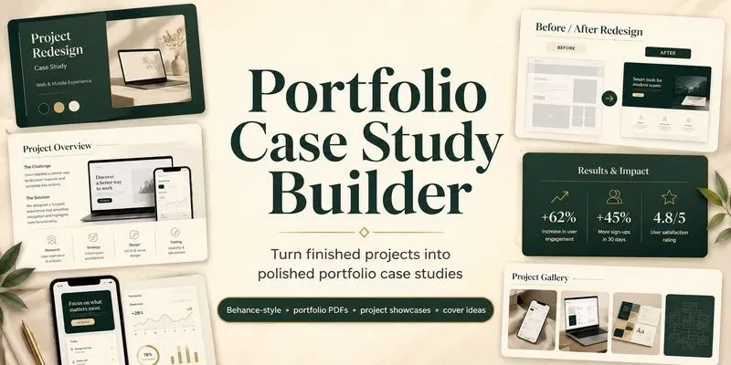 Portfolio Case Study Builder generated by undefined