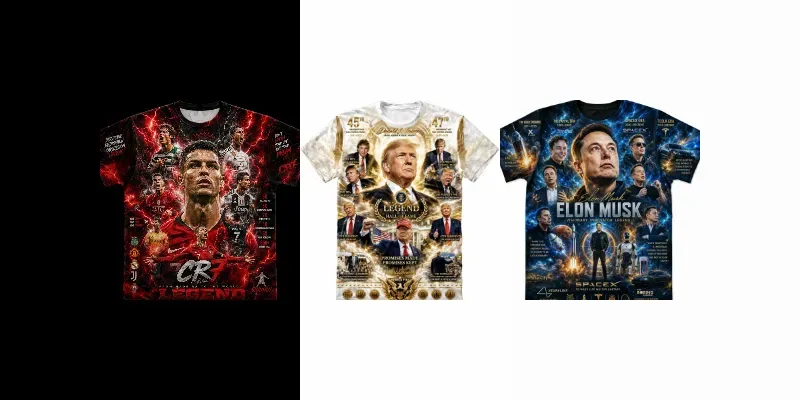 Legend Evolution Allover Tshirt Designs generated by undefined