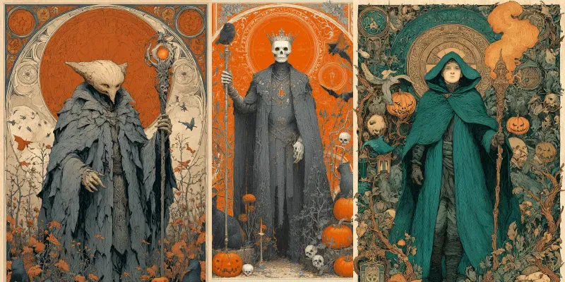 Halloween Fantasy Junk Journal Prompts generated by undefined