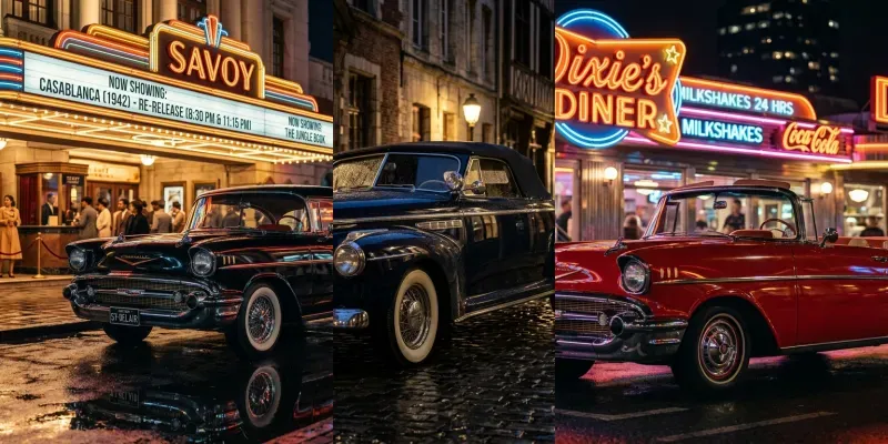 Nostalgic Vintage Car Photography generated by undefined