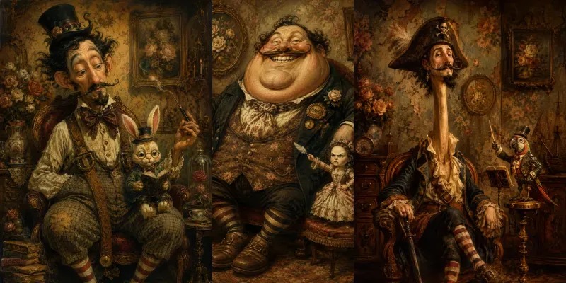 Whimsical Storybook Portraits generated by undefined