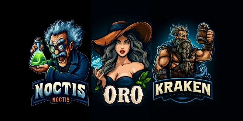 Cinematic Mascot Liquor Logos generated by undefined