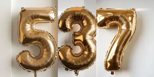 Realistic Gold Balloon Letters generated by ideogram