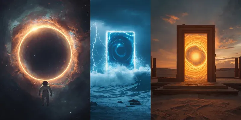 Fantasy Magic Portal Art generated by undefined