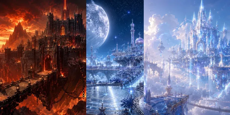 Floating Fantasy Kingdoms generated by undefined