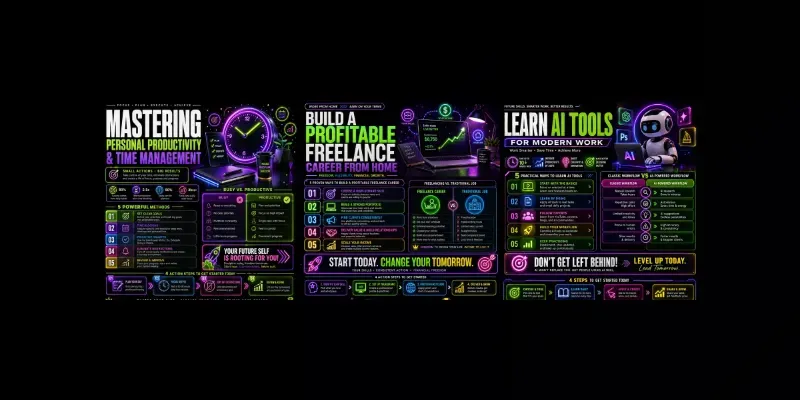 Neon Infographics generated by undefined