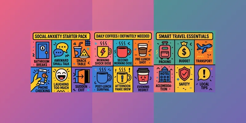 Playful Cartoon Infographic Posters generated by undefined