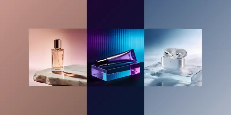 Luxury Product Ombre Photos generated by undefined