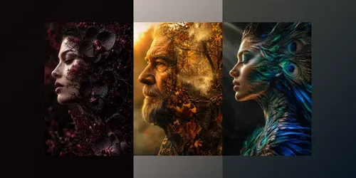 Hyperrealistic Nature Metamorphoses generated by chatgpt-image