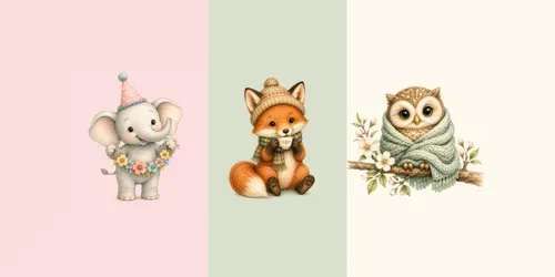 Whimsical Storybook Watercolor Cliparts generated by chatgpt-image
