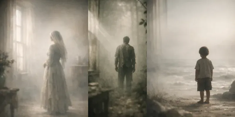 Cinematic Poetic Female Portraits generated by undefined