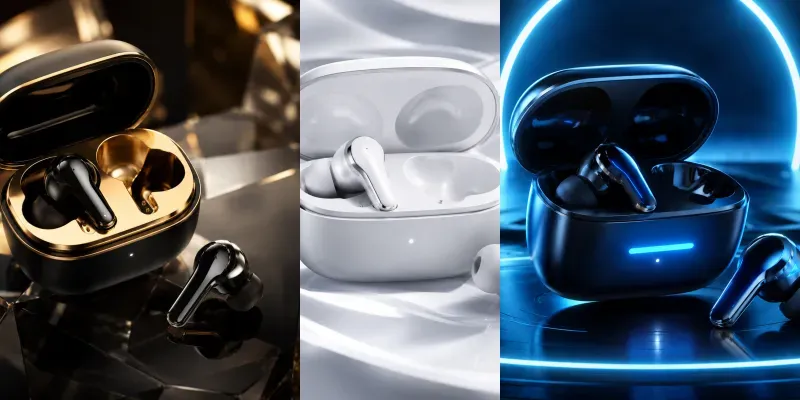 Luxury Earbuds Advertisement Generator generated by undefined
