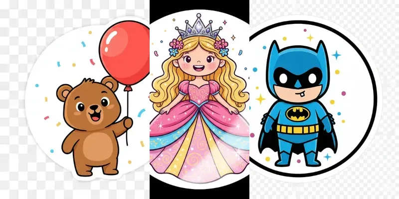 Bright Storybook Stickers generated by undefined