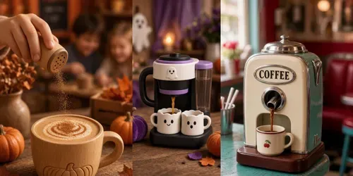 Viral Kids Coffee Product Ad Aesthetics generated by grok-video