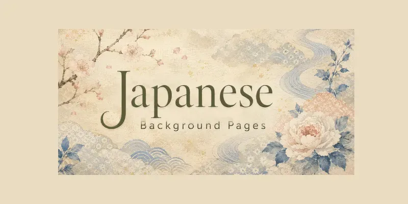 Japanese Background Pages generated by undefined
