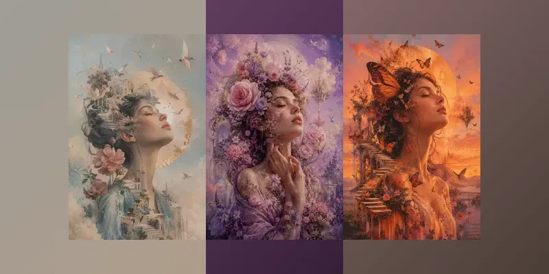 Poetic Surreal Portraits generated by undefined