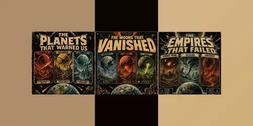 Retro Scifi Apocalypse Poster Series generated by chatgpt-image