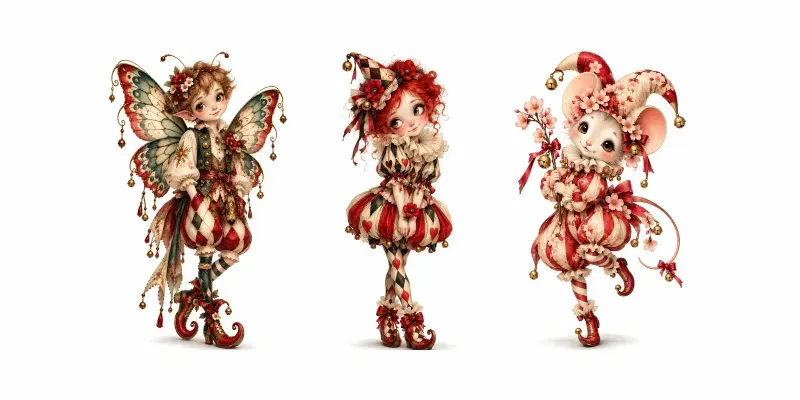 Whimsical Fantasy Characters generated by undefined