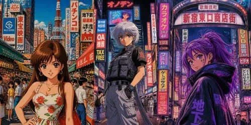 Classic 90s Anime Portraits generated by leonardo