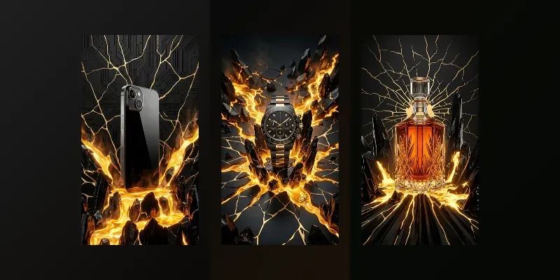 Obsidian Golden Magma generated by undefined