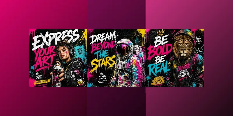 Urban Graffiti Poster Packs generated by undefined