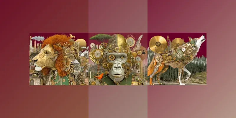 Steampunk Clockwork Bestiaries generated by undefined