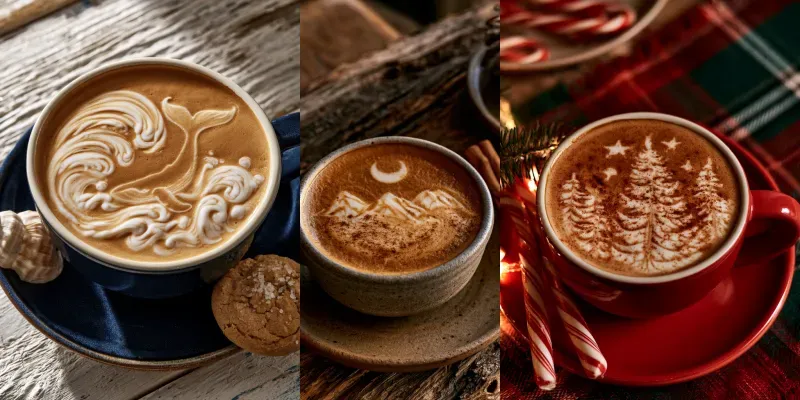 Latte Art Coffee Photography