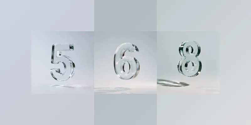 Floating Number Photography generated by undefined