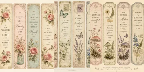 Vintage Affirmation Tags generated by chatgpt-image
